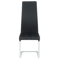 Montclair Upholstered Dining Side Chair Black (Set of 4) - Home & Sleep Outlet