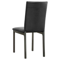 Garza Upholstered Dining Side Chair Dark Brown (Set of 2) - Home & Sleep Outlet