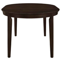 Gabriel 5-piece Extension Leaf Dining Table Set Cappuccino - Home & Sleep Outlet