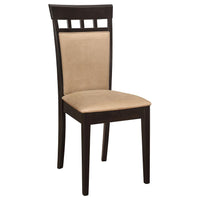 Gabriel 5-piece Extension Leaf Dining Table Set Cappuccino - Home & Sleep Outlet
