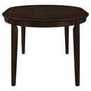 Gabriel 5-piece Extension Leaf Dining Table Set Cappuccino - Home & Sleep Outlet
