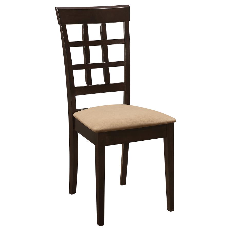 Gabriel 5-piece Extension Leaf Dining Table Set Cappuccino - Home & Sleep Outlet
