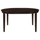Gabriel 7-piece Extension Leaf Dining Table Set Cappuccino - Home & Sleep Outlet