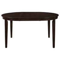 Gabriel 7-piece Extension Leaf Dining Table Set Cappuccino - Home & Sleep Outlet