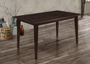 Gabriel Rectangular 59-inch Wood Dining Table Cappuccino - Home & Sleep Outlet
