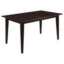 Gabriel Rectangular 59-inch Wood Dining Table Cappuccino - Home & Sleep Outlet