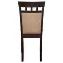 Gabriel Closed Back Dining Side Chair Cappuccino (Set of 2) - Home & Sleep Outlet