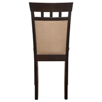 Gabriel Closed Back Dining Side Chair Cappuccino (Set of 2) - Home & Sleep Outlet