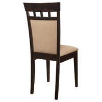 Gabriel Closed Back Dining Side Chair Cappuccino (Set of 2) - Home & Sleep Outlet