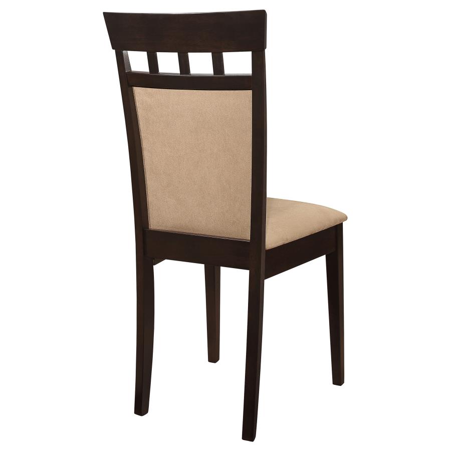 Gabriel Closed Back Dining Side Chair Cappuccino (Set of 2) - Home & Sleep Outlet