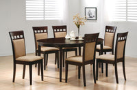 Gabriel Closed Back Dining Side Chair Cappuccino (Set of 2) - Home & Sleep Outlet