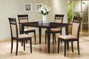 Gabriel Closed Back Dining Side Chair Cappuccino (Set of 2) - Home & Sleep Outlet