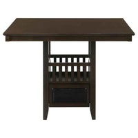 Jaden 5-piece Square Counter Height Dining Set Espresso - Home & Sleep Outlet