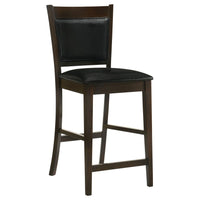 Jaden 5-piece Square Counter Height Dining Set Espresso - Home & Sleep Outlet