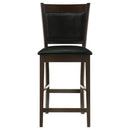 Jaden 5-piece Square Counter Height Dining Set Espresso - Home & Sleep Outlet