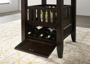 Jaden 5-piece Square Counter Height Dining Set Espresso - Home & Sleep Outlet