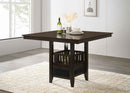Jaden Square 47-inch Counter Height Dining Table Espresso - Home & Sleep Outlet