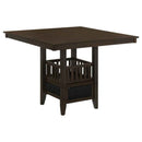 Jaden Square 47-inch Counter Height Dining Table Espresso - Home & Sleep Outlet