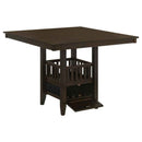 Jaden Square 47-inch Counter Height Dining Table Espresso - Home & Sleep Outlet