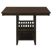 Jaden Square 47-inch Counter Height Dining Table Espresso - Home & Sleep Outlet