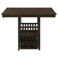 Jaden Square 47-inch Counter Height Dining Table Espresso - Home & Sleep Outlet