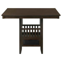 Jaden Square 47-inch Counter Height Dining Table Espresso - Home & Sleep Outlet