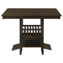 Jaden Square 47-inch Counter Height Dining Table Espresso - Home & Sleep Outlet