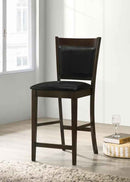 Jaden Upholstered Counter Chair Espresso (Set of 2) - Home & Sleep Outlet