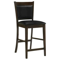 Jaden Upholstered Counter Chair Espresso (Set of 2) - Home & Sleep Outlet