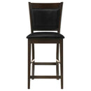 Jaden Upholstered Counter Chair Espresso (Set of 2) - Home & Sleep Outlet