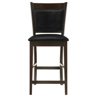 Jaden Upholstered Counter Chair Espresso (Set of 2) - Home & Sleep Outlet
