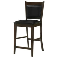 Jaden Upholstered Counter Chair Espresso (Set of 2) - Home & Sleep Outlet