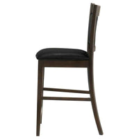 Jaden Upholstered Counter Chair Espresso (Set of 2) - Home & Sleep Outlet