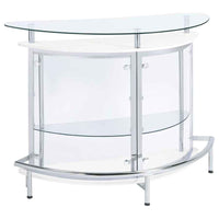 Amarillo Freestanding Glass Top Home Bar Wine Cabinet White - Home & Sleep Outlet