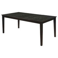 Louise 5-piece Rectangular Extension Leaf Dining Set Black - Home & Sleep Outlet