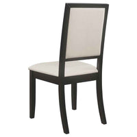 Louise 5-piece Rectangular Extension Leaf Dining Set Black - Home & Sleep Outlet