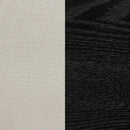 Louise Upholstered Wood Dining Side Chair Black (Set of 2) - Home & Sleep Outlet