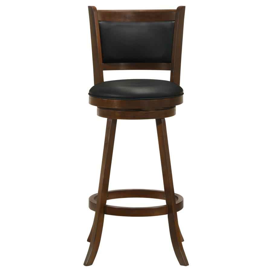 Broxton Upholstered Swivel Bar Chair Chestnut (Set of 2) - Home & Sleep Outlet