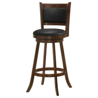 Broxton Upholstered Swivel Bar Chair Chestnut (Set of 2) - Home & Sleep Outlet