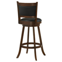 Broxton Upholstered Swivel Bar Chair Chestnut (Set of 2) - Home & Sleep Outlet