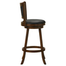Broxton Upholstered Swivel Bar Chair Chestnut (Set of 2) - Home & Sleep Outlet
