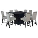 Stanton 9-piece Square Counter Height Dining Table Set Grey