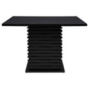 Stanton Square 54-inch Counter Height Dining Table Black