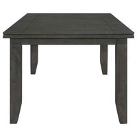 Dalila 5-piece Rectangular Dining Table Set Dark Grey