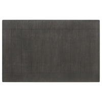 Dalila 6-piece Rectangular Dining Table Set Dark Grey