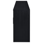 Home & Sleep Outlet - Riva 4-door Dining Sideboard Buffet Storage Credenza Black