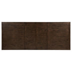 rectangular dark brown wood dining table top with modern grain detail