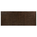 Ridgewell Rectangular Trestle Dining Table Dark Oak