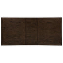 Ridgewell Rectangular Trestle Dining Table Dark Oak