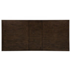 dark brown wood dining table top with modern rectangular design, ideal for dining room